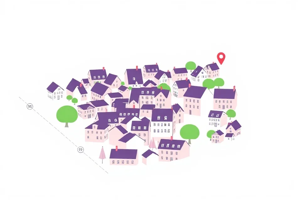 Carte du secteur d'intervention autour de Vesoul (70000)